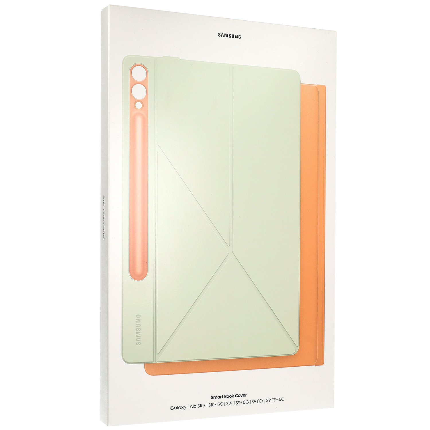 Etui Samsung Smart Book Cover do Samsung Galaxy Tab S9 Plus / S9 FE Plus, pomarańczowo-zielone. Obudowa z klapką do tabletu pozwoli Ci na komfortowe użytkowanie Twojego urządzenia. 
